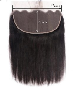 Brazilian Hair Straight Lace Frontal Closure 13*6